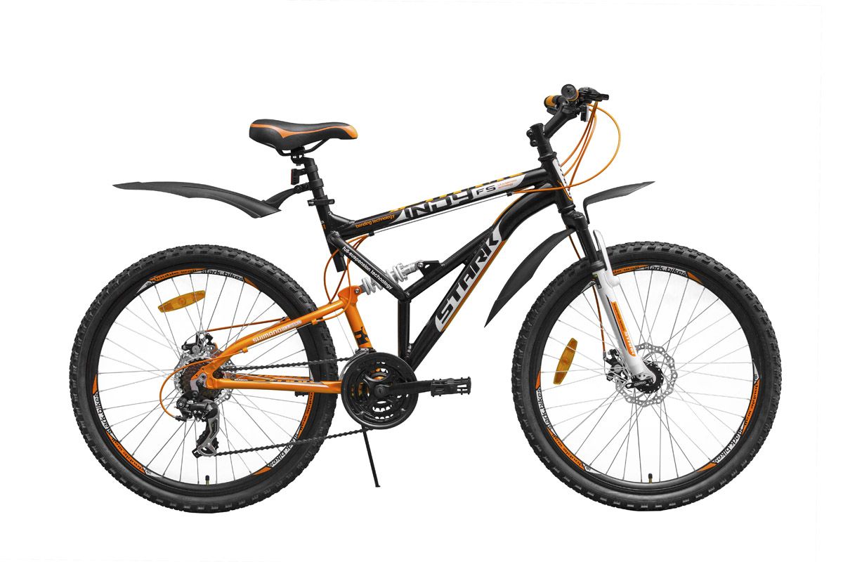 Двухподвесный велосипед 26 дюймов STARK Indy FS Disc (2015) Двухподвесный велосипед 26 дюймов STARK Indy FS Disc (2015)